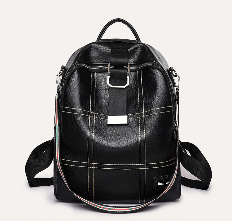 men leather backpack