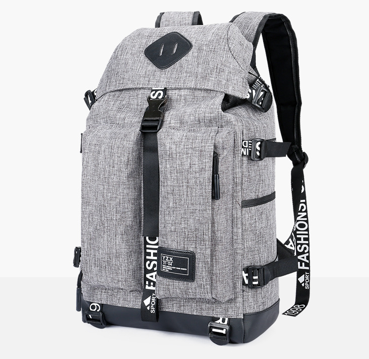 men leather backpack