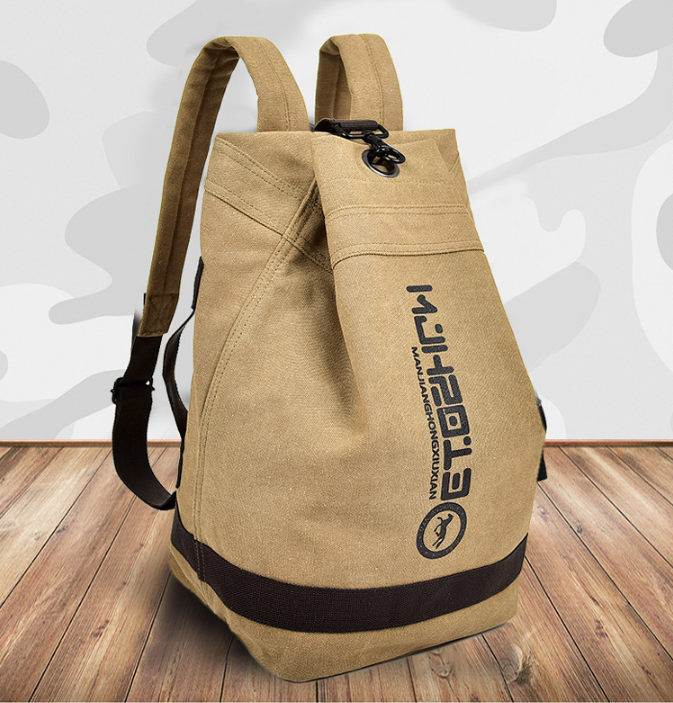 men leather backpack