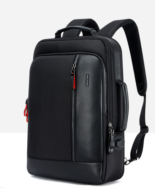 men leather backpack