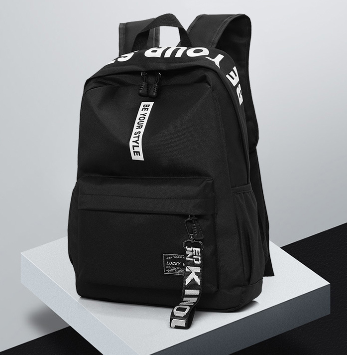 men leather backpack