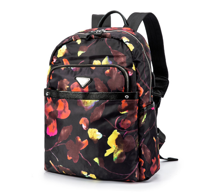 men leather backpack