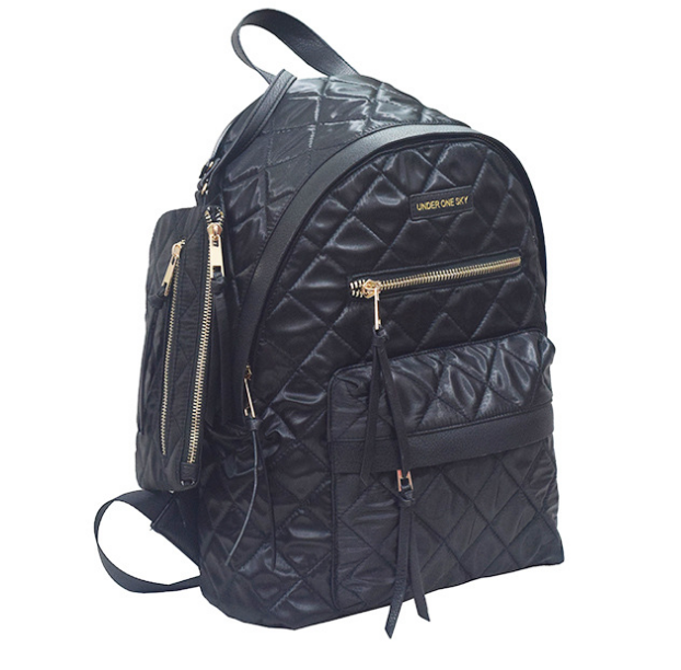 men leather backpack