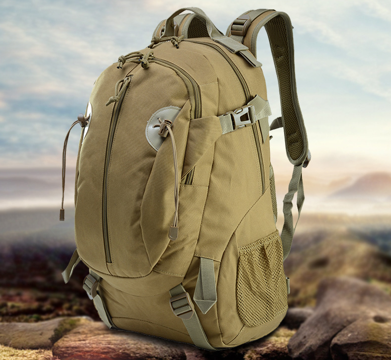 men leather backpack