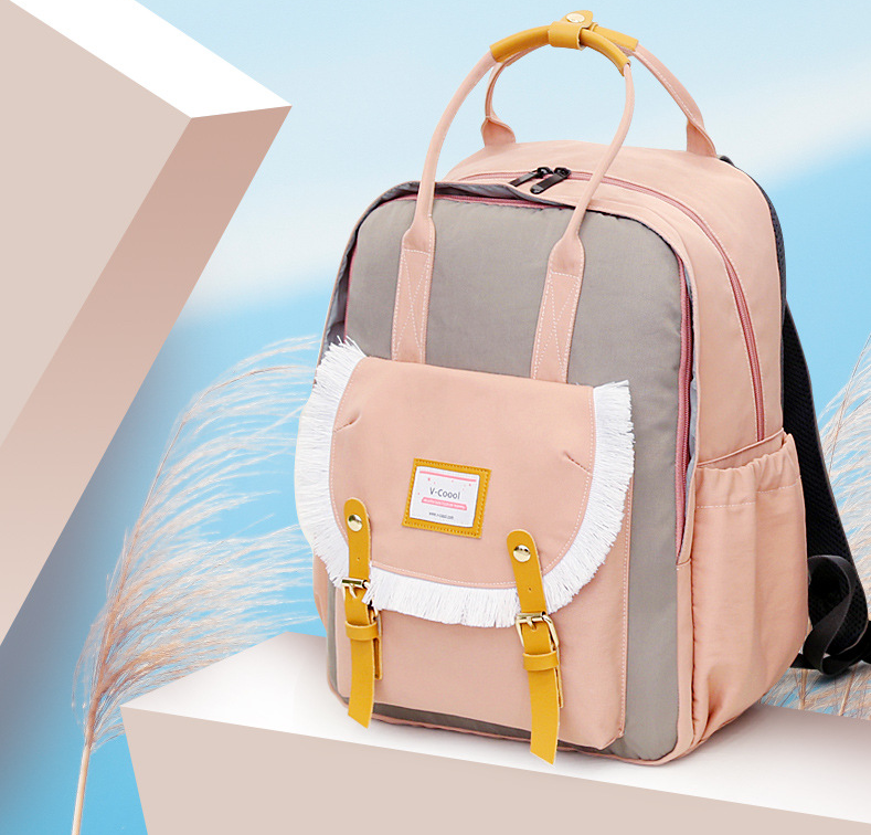 men leather backpack
